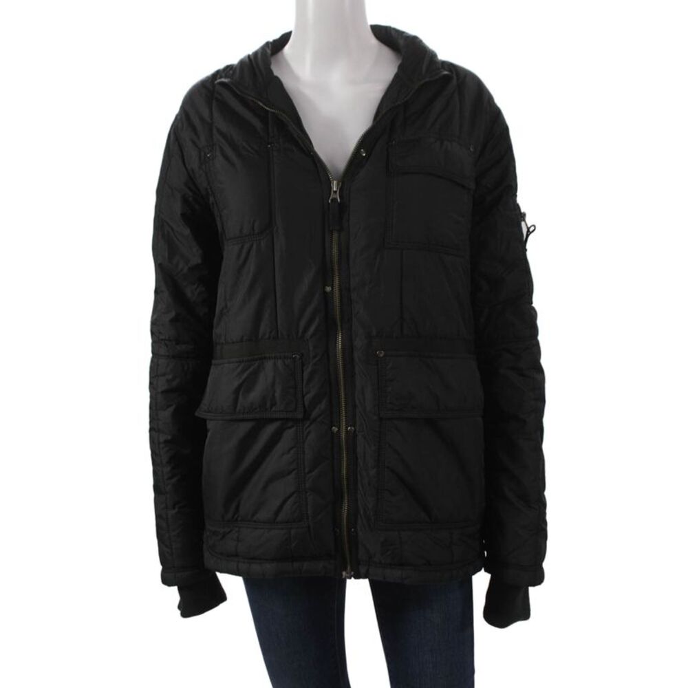 Soul Unisex Adults Quilted Nylon Jacket Black Size L